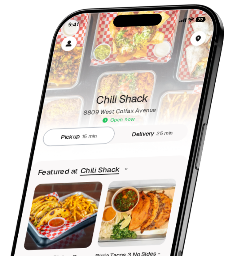 Chili Shack app preview