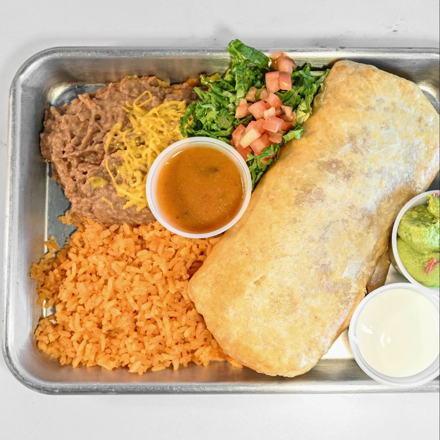 Chimichanga Plate.